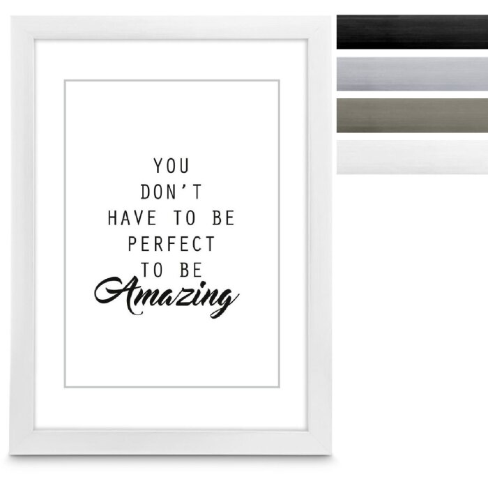 Hama Cornice in plastica Chiaro Nero 10x15 cm