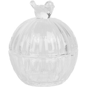 Clayre & Eef 6GL4998 Barattolo con coperchio Ø 8x10 cm