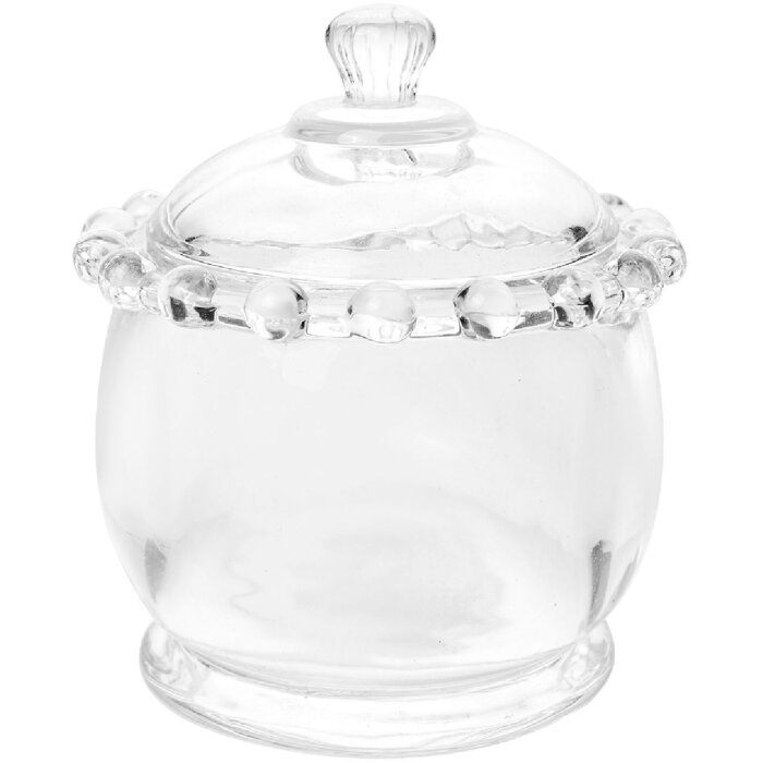 Clayre & Eef 6GL5001 Barattolo con coperchio Ø 8x10 cm