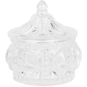 Clayre & Eef 6GL5003 Barattolo con coperchio Ø 10x11 cm