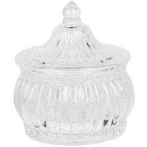 Clayre & Eef 6GL5005 Barattolo con coperchio Ø 10x11 cm