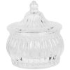 Clayre & Eef 6GL5005 Barattolo con coperchio Ø 10x11 cm