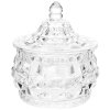 Clayre & Eef 6GL5006 Barattolo con coperchio Ø 10x11 cm