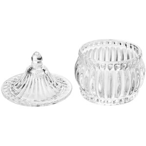 Clayre & Eef 6GL5008 Vaso con coperchio Ø 8x10 cm