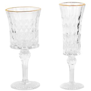 Clayre & Eef 6GL5011 Bicchiere da champagne Ø 6x20 cm / 100 ml