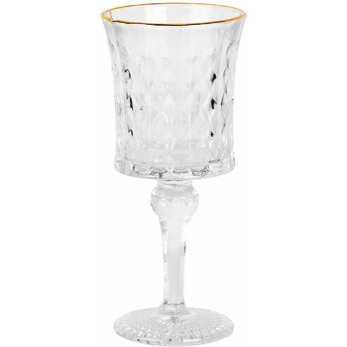 Clayre & Eef 6GL5012 Bicchiere da vino trasparente Ø 8x18 cm 200 ml