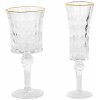 Clayre & Eef 6GL5012 Bicchiere da vino trasparente Ø 8x18 cm 200 ml
