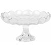 Clayre & Eef 6GL5013 Ciotola su piede in vetro trasparente Ø 23x12 cm