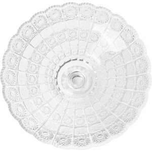 Clayre & Eef 6GL5016 Ciotola su piede Trasparente Ø 32x21 cm Vetro