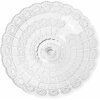 Clayre & Eef 6GL5016 Ciotola su piede Trasparente Ø 32x21 cm Vetro