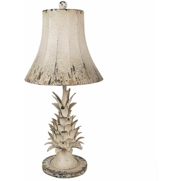 Clayre & Eef 6LMC0093 Lampada da tavolo Beige antico Ø 30x64 cm E27 max 60W