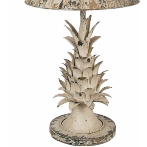 Clayre & Eef 6LMC0093 Lampada da tavolo Beige antico Ø 30x64 cm E27 max 60W