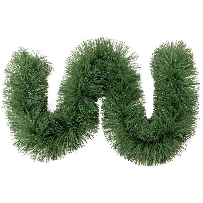 Clayre & Eef 65998 Ghirlanda natalizia verde Ø 15x200 cm plastica