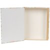 Clayre & Eef 66021 Set di 3 scatole a forma di libro in stile country bianco verde