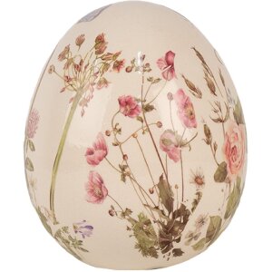 Clayre & Eef 6CE1918L Uovo decorativo Beige Rosa...