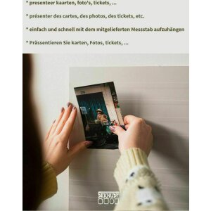Deknudt S41VD1 Gallerina argento cornice per foto collage 40x40 cm senza incollaggio