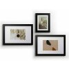 Deknudt S66KF2 Set 3 cornici in legno nero opaco Design moderno