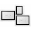 Deknudt S66KF2 Set 3 cornici in legno nero opaco Design moderno
