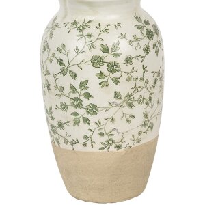 Clayre & Eef 6CE1943S Vaso in ceramica verde beige...