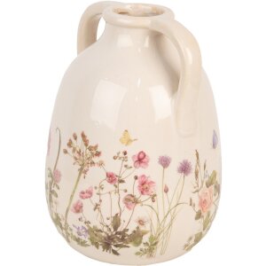 Clayre & Eef 6CE1947L Vaso Beige Rosa Ø 16x22...