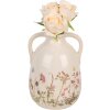 Clayre & Eef 6CE1947L Vaso Beige Rosa Ø 16x22 cm Ceramica Stile Country