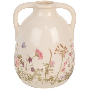 Clayre & Eef 6CE1947M Vaso in ceramica Beige Rosa...