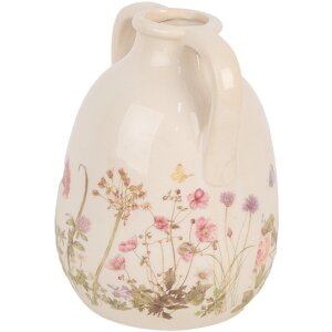 Clayre & Eef 6CE1947M Vaso in ceramica Beige Rosa...