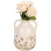 Clayre & Eef 6CE1947M Vaso in ceramica Beige Rosa Ø 14x18 cm Stile Country