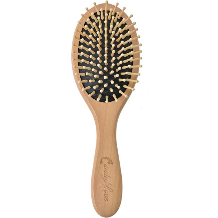 Juleeze JZHBR0003 Spazzola per capelli in legno Marrone Beige 23x8x3 cm Ergonomica