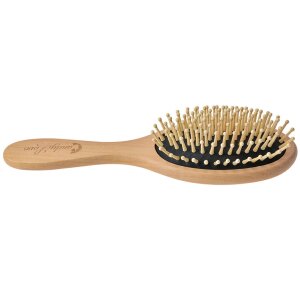Juleeze JZHBR0003 Spazzola per capelli in legno Marrone Beige 23x8x3 cm Ergonomica