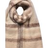 Juleeze JZSC0822CH Sciarpa 39x200 cm Beige Marrone con frange a quadri