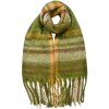 Juleeze JZSC0822GR Sciarpa Verde Marrone Modello 39x200 cm Sintetico Donna