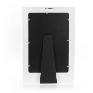 Portafoto ZEP Lavinia 10x15 cm in legno con applicazioni a cuore per il formato verticale