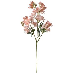 Clayre & Eef 5PL0120 Ramo decorativo Fiori rosa 22x11x85 cm Plastica moderna