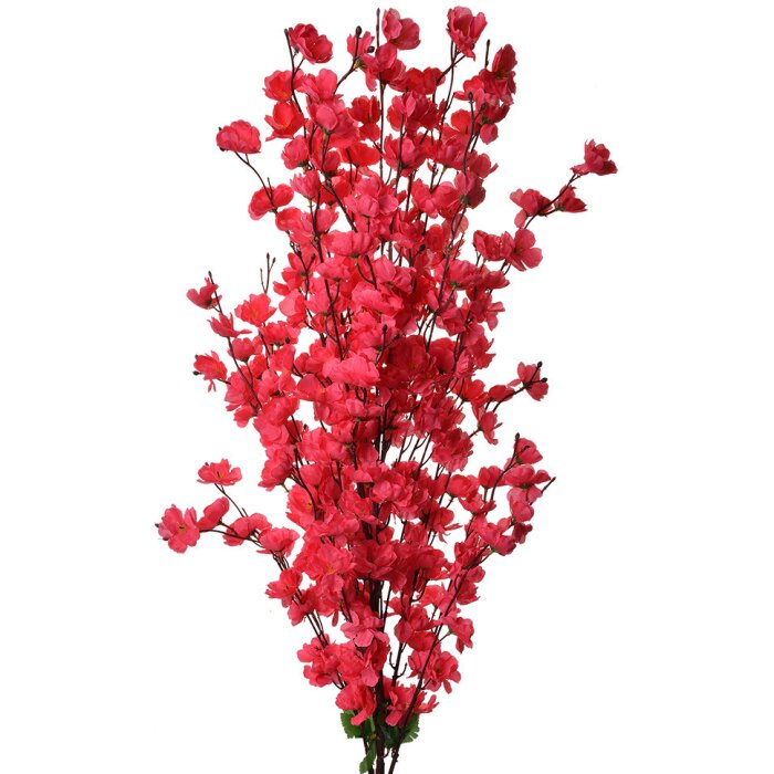 Clayre & Eef 5PL0127F Decorazione ramo con fiori rosa 40x10x100 cm
