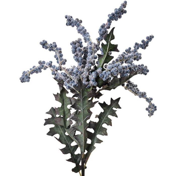 Clayre & Eef 6PL0329 Decorazione Ramo con Fiori Blu 20x20x103 cm
