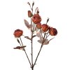 Clayre & Eef 6PL0330P Ramo decorativo con fiori arancione 16x9x73 cm