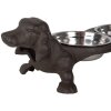 Clayre & Eef 6Y5642 Ciotola per alimenti in stile country marrone 43x23x13 cm 2x225 ml