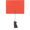 Clayre & Eef 6Y5648 Portacarte in ferro marrone 3x3x14 cm