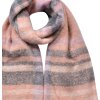 Juleeze JZSC0822P Sciarpa Rosa Grigio 39x200 cm Sintetico Donna