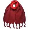 Juleeze JZSC0827BU Sciarpa donna Bordeaux 32x220 cm Sintetico