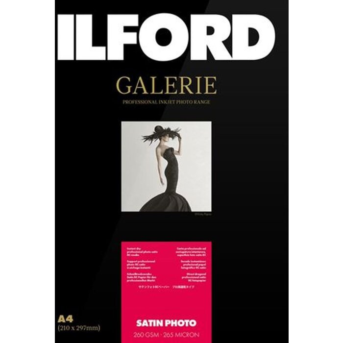 Carta fotografica Ilford Gallery Satin Photo 260g 10x15 cm 100 fogli