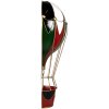 Clayre & Eef 5Y1260 Decorazione Mongolfiera in metallo rosso verde 31x16x63 cm