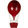 Clayre & Eef 5Y1260 Decorazione Mongolfiera in metallo rosso verde 31x16x63 cm