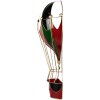 Clayre & Eef 5Y1260 Decorazione Mongolfiera in metallo rosso verde 31x16x63 cm