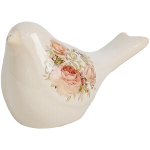 Clayre & Eef 6CE1951S Decorazione Uccello Beige Rosa...