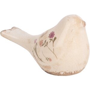 Clayre & Eef 6CE1952S Decorazione Uccello Rosa Beige...