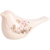 Clayre & Eef 6CE1953M Decorazione Uccello in ceramica Beige Rosa 22x9x12 cm