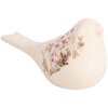 Clayre & Eef 6CE1953M Decorazione Uccello in ceramica Beige Rosa 22x9x12 cm