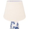 Clayre & Eef 6LMC0098 Lampada da tavolo stile country Ø28x49 cm Base in ceramica blu bianco